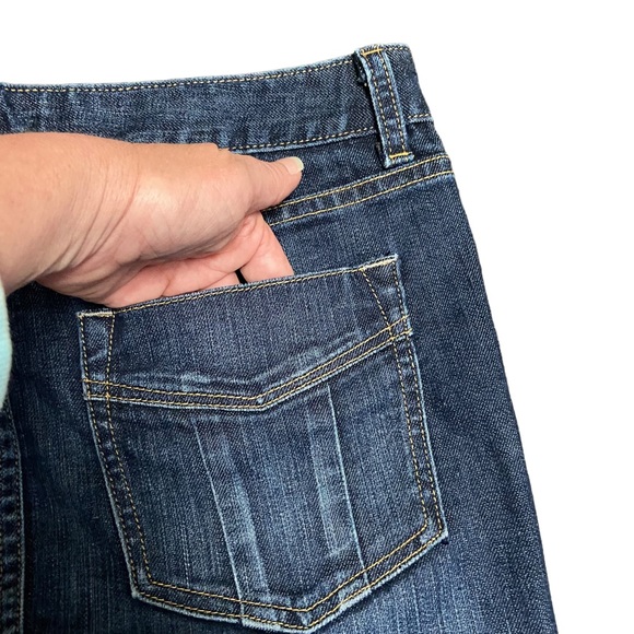 Gap Jeans Limited Edition Women’s Jean Skirt Dark Wash Blue - Picture 9 of 16